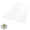 Sunsky 5V 26.22 in. x 6 ft. Clear Polycarbonate Roof Panel, 5PK 401026 - alternate 1
